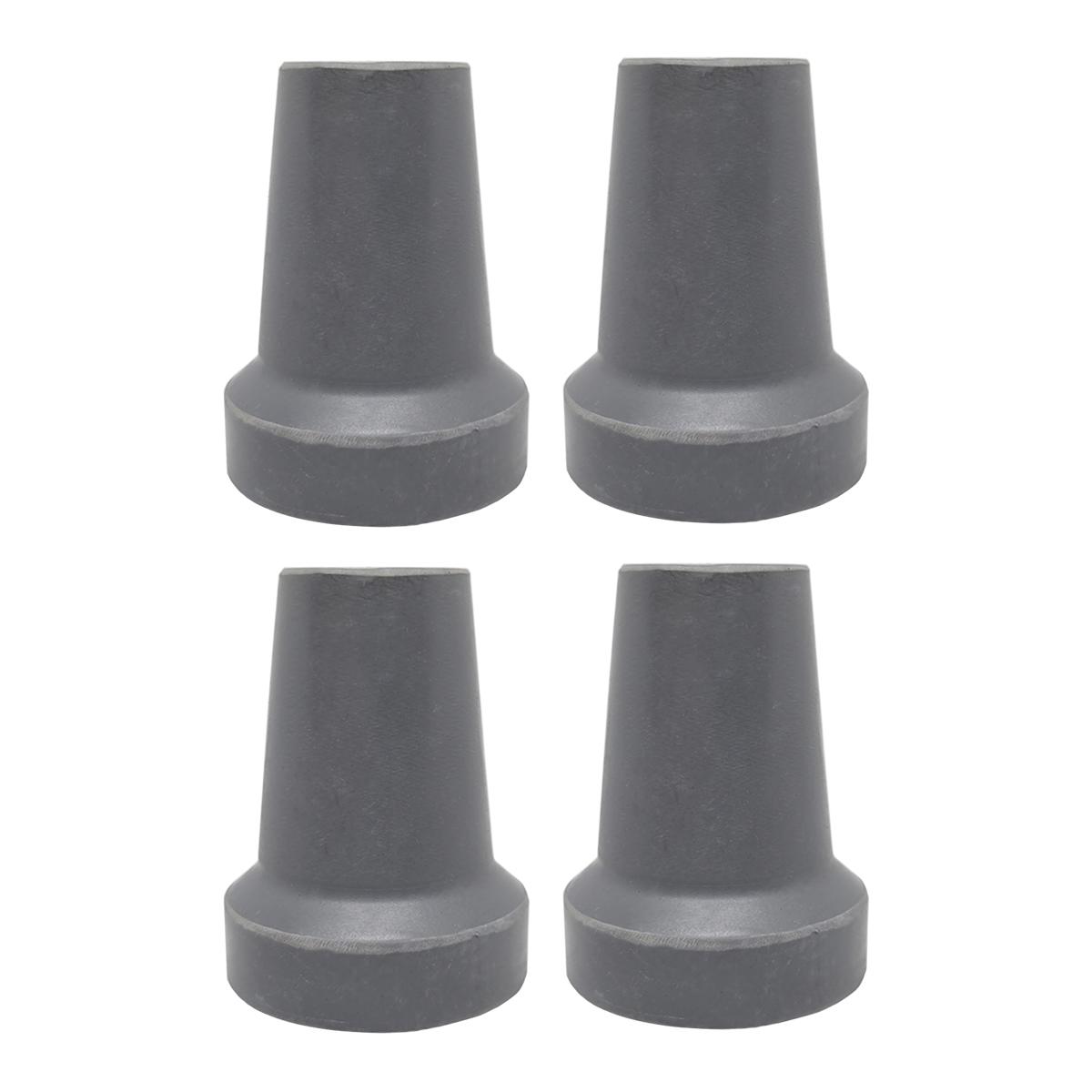 Ponteira Muleta Sequencial 3/4" Cinza Escuro Kit com 4 Unidades